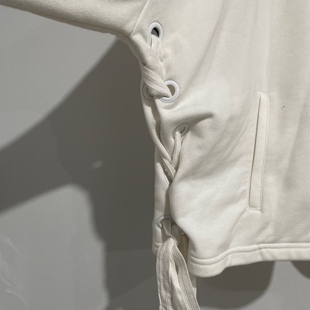 PUMA White Hoodie Jacket Size M - Picture 3 of 8